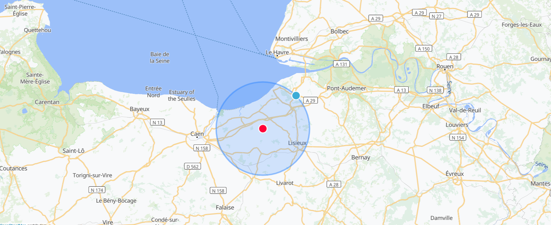 Localisation VICFACTORY - 107 chemin des romains, Beaufour-Druval 14340